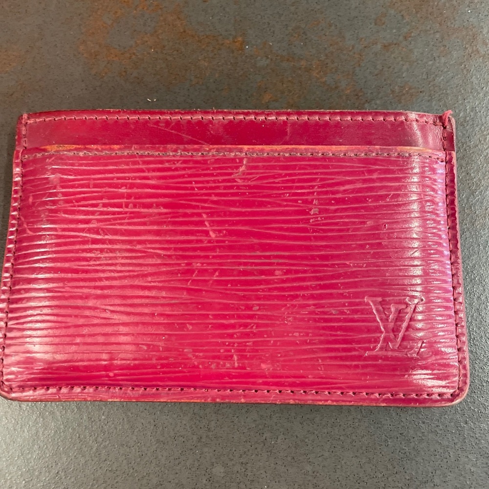 Louis Vuitton Epi Card Holder
